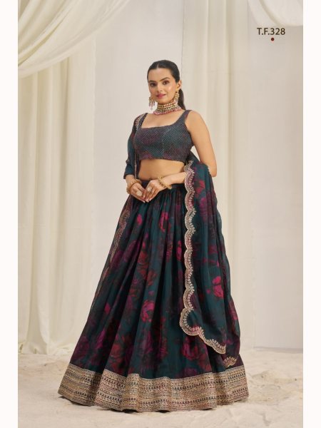 Wholesale Rate Organza Lehenga Choli Collection  Designer Lehenga Choli