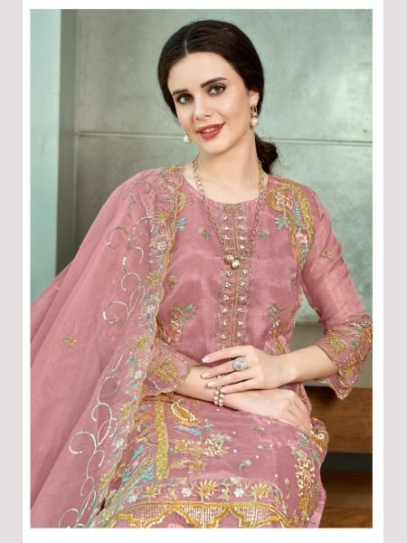 Wholesale Rate Pure Organza Suits Collection  Churidar Salwar Suits Wholesale