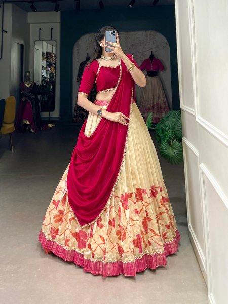 Wholesale Rate Silk Printed Lehenga Choli Designer Lehenga Choli