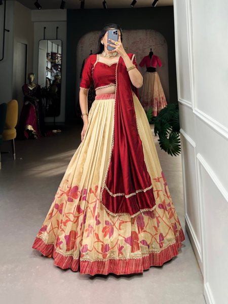 Wholesale Rate Silk Printed Lehenga Choli Designer Lehenga Choli