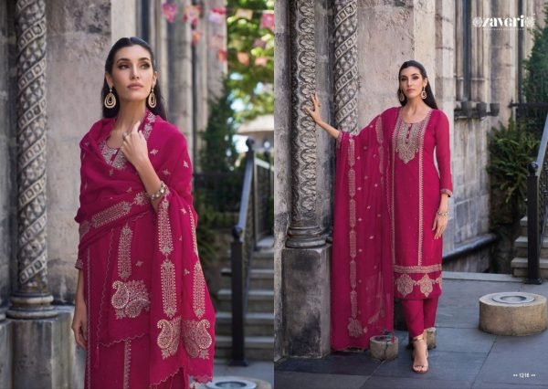 Wholesale Rate Soft Organza Embroidery Work Suits  Pakistani Suits Wholesale