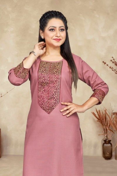 Women Beautiful Cotton Stylish Straight Kurti Cotton Kurtis Wholesale