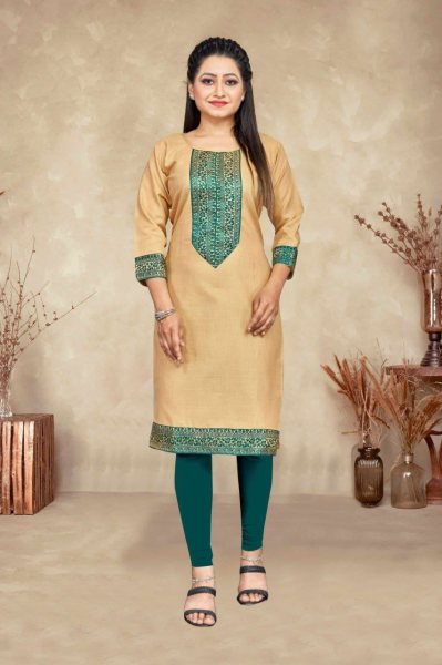 Women Beautiful Cotton Stylish Straight Kurti Cotton Kurtis Wholesale