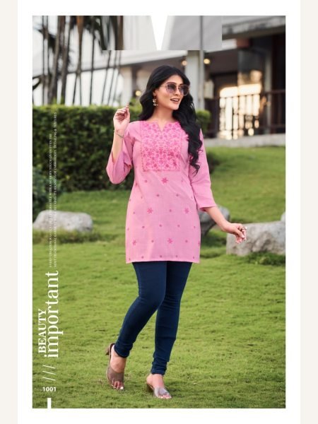 Women Fancy Heavy Reyon Short Tops Full Set Kurti