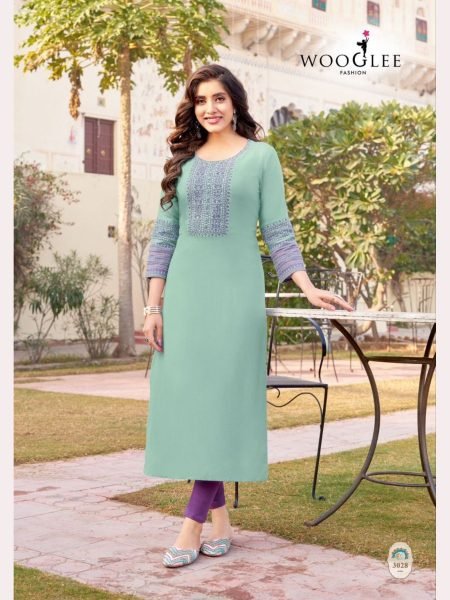 Women Heavy Reyon Handwork Full Set Kurtis Collection  Full Set Kurti