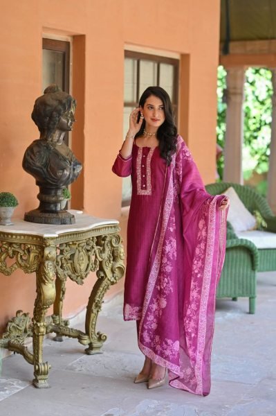 Women Latest growing kurti Pent with duppta set with Dupatta 3 Piece Kurti Set