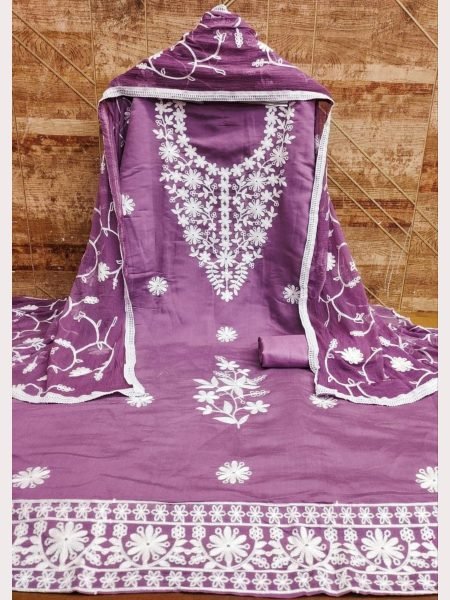 Women Muslin Cotton Dress Material Collection  Color Set Matching Dress Material Wholesale