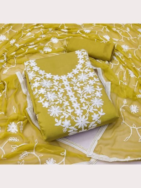 Women Muslin Cotton Dress Material Collection  Color Set Matching Dress Material Wholesale