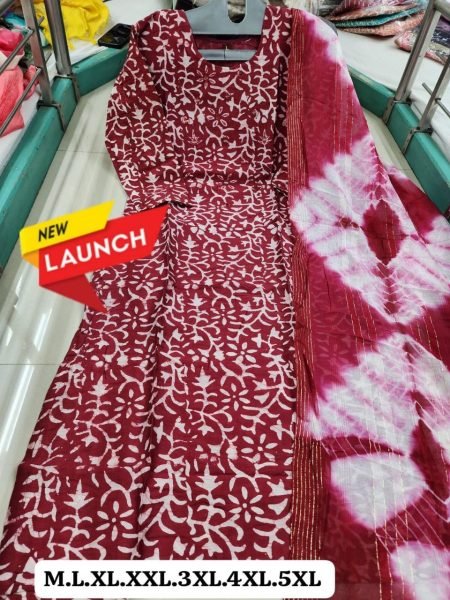 Women Muslin Rayon Kurti Dupatta Set Kurti With Dupatta Wholesale