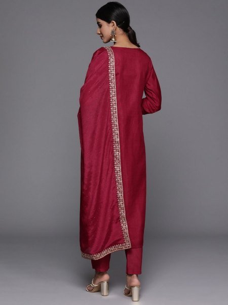 WOMEN S   GIRL CP VICHITRA KURTA PANT WITH DUPATTA SET 3 Piece Kurti Set