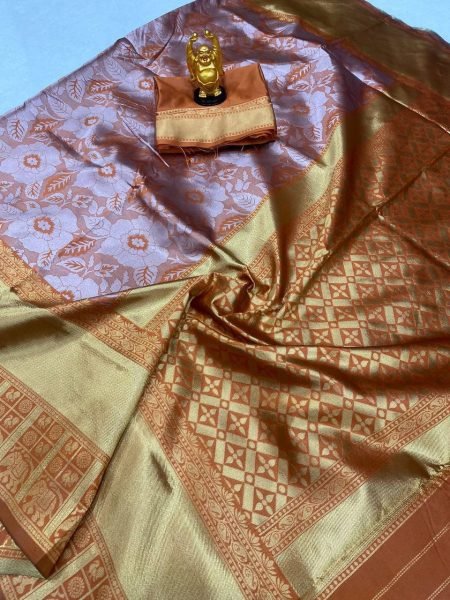 Women's Heavy Banarasi Silk Woven Pattern Banarasi Saree Wholesale