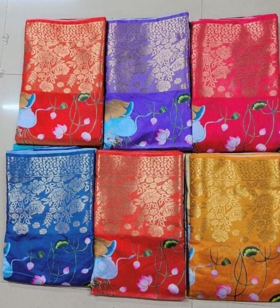 Women s Pure Dolla Cotton Silk Sarees  Silk Sarees Wholesale
