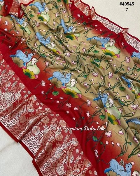 Women s Pure Dolla Cotton Silk Sarees  Silk Sarees Wholesale
