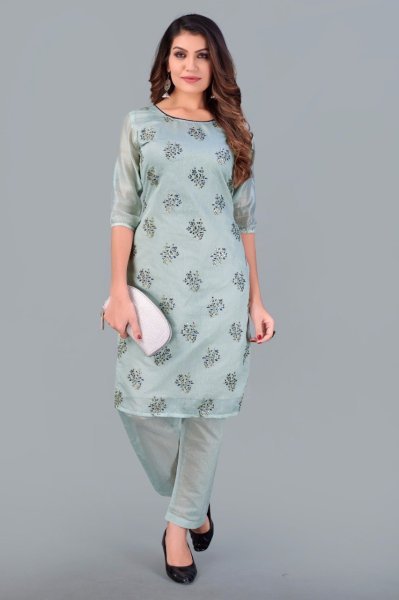 Women Silk Kurti Pant Kurti With Bottom Wholesale