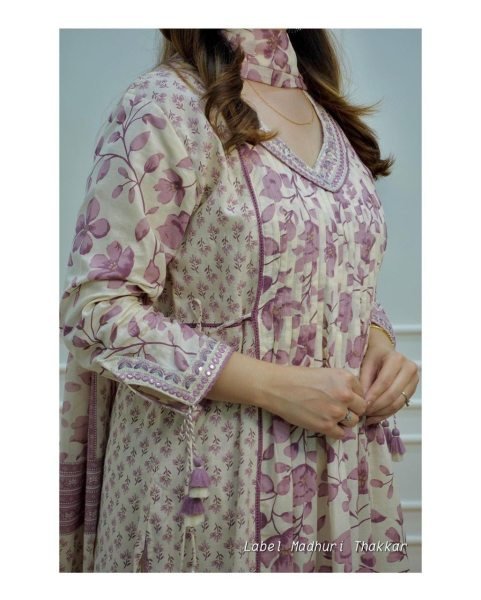 Women Softest Cotton Kurti Pant Set  3 Piece Kurti Set