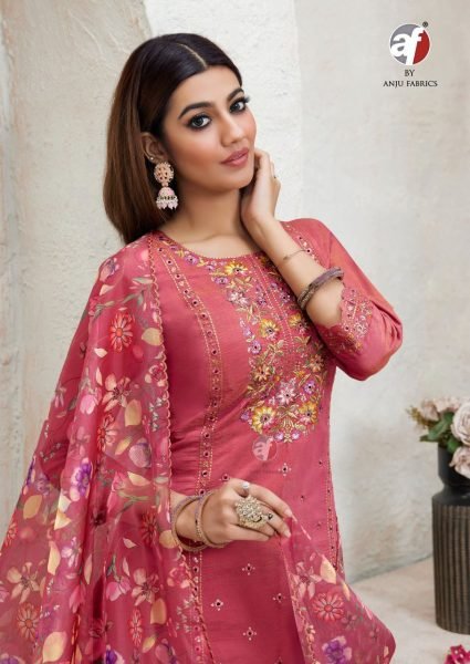 Womens Kurti With Pant and Dupatta Set Latest Design 3 Piece Kurti Set