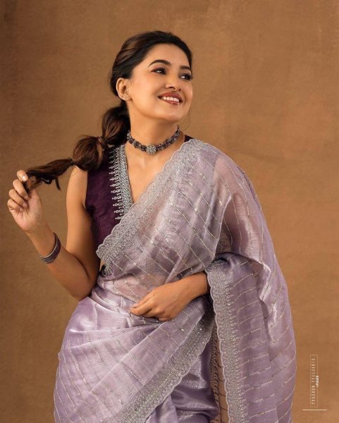 Womens Soft Burberry Embroidery Work Saree With Unstitched Blouse Piece Embroidery Sarees Wholesale