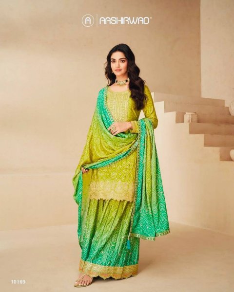 Chinon Designer Embroidery Sequins Work Women Readymade Salwar Suits Collection Ready To Wear Collection