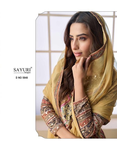 Yellow Multicolor Aari Embroidered Traditional Palazzo Suit  Designer Plazzo Salwar Suits Wholesale